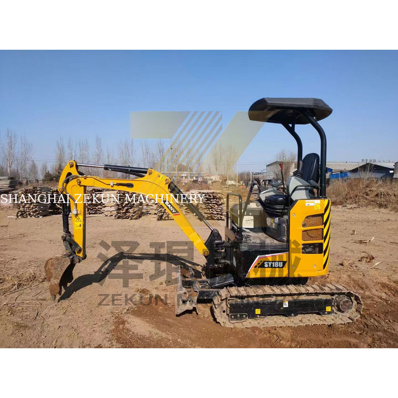 Gutes Zustand SANY SY18 1,8 Tonnen Minibagger mit anderem Hydraulikzylinder