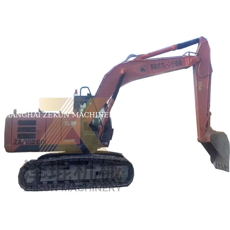 Hitachi ZX200-5G Gebrauchtbagger aus Japan mit 20 Tonnen Betriebsgewicht und Zylinder