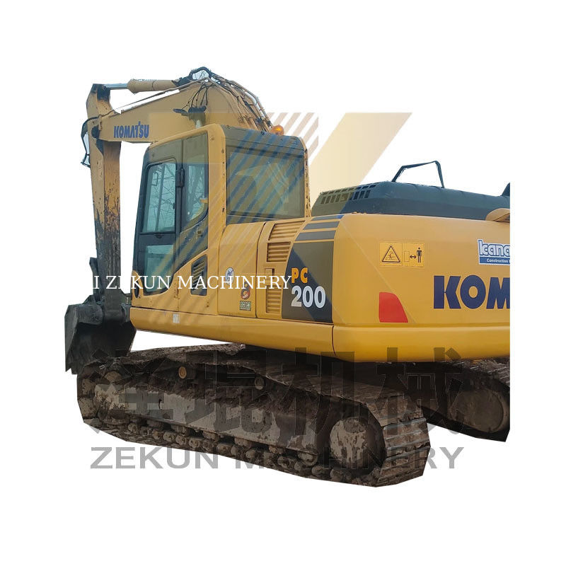 Komatsu PC200-7 PC200-8N1 Crawler Bagger Digger mit 110 kW Motor in Shanghai