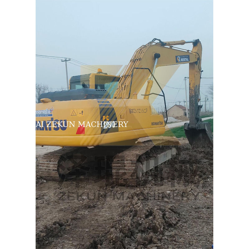 Komatsu PC200-7 PC200-8N1 Crawler Bagger Digger mit 110 kW Motor in Shanghai