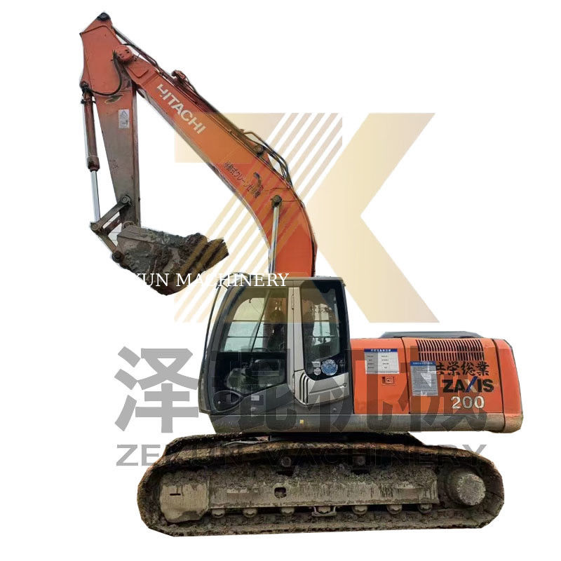Hitachi ZX200-3 Crawler Bagger mit ISUZU Motor 6500 Arbeitsstunden in Shanghai