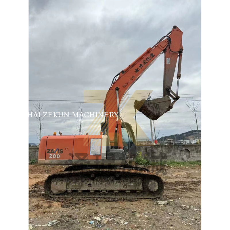 Hitachi ZX200-3 Crawler Bagger mit ISUZU Motor 6500 Arbeitsstunden in Shanghai