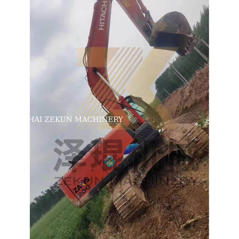 4475 Arbeitsstunden verwendet Hitachi ZX200 ZX200-3 ZX200-6 Crawler Bagger für den Bau