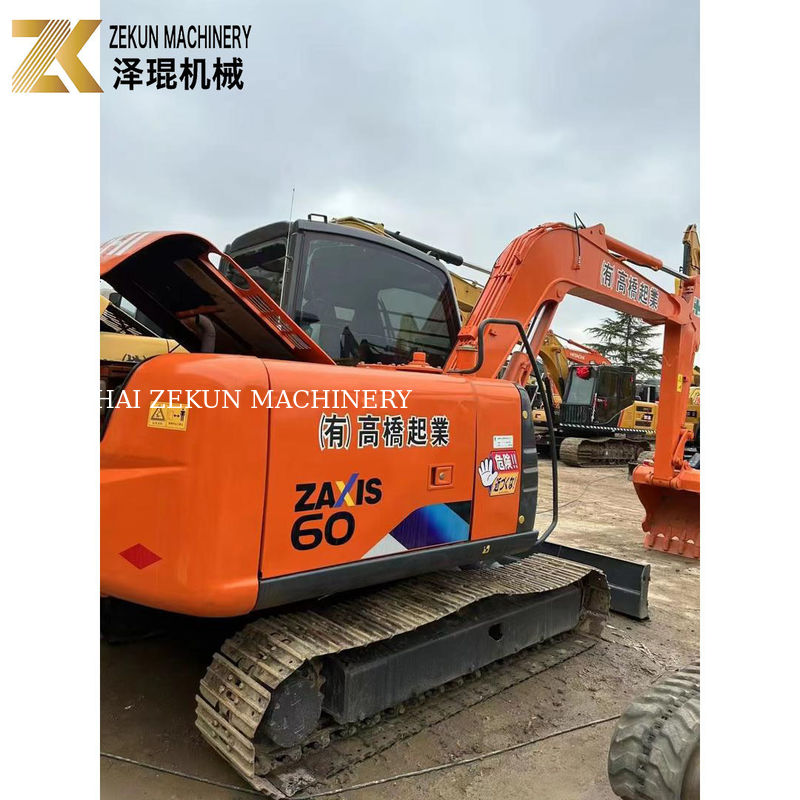6 Tonnen Gebraucht Hitachi ZX60 Mini Bagger mit 40,5 kW in gutem Zustand