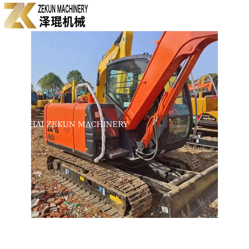 6 Tonnen Gebraucht Hitachi ZX60 Mini Bagger mit 40,5 kW in gutem Zustand
