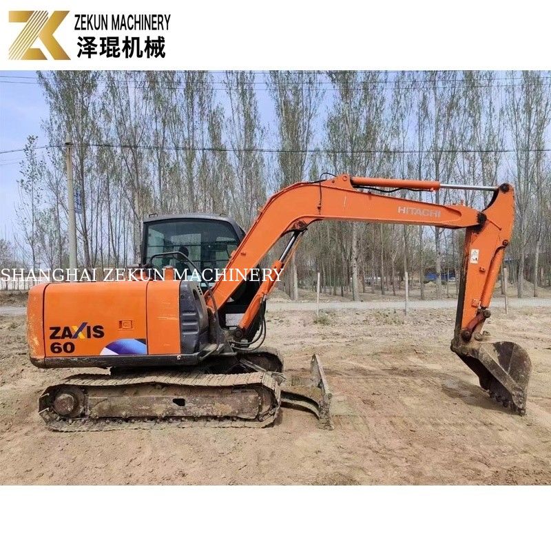 Manuelle Bagger Hitachi ZX60 Crawler Bagger 0,22m3 Eimer Kapazität 2013 Jahr