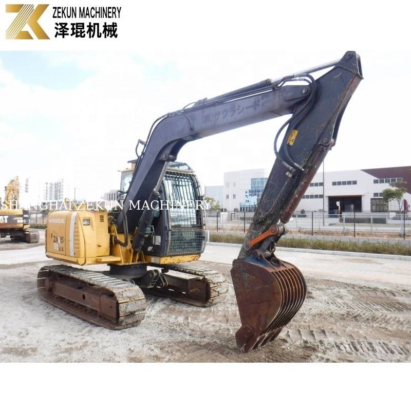 7200 KG Gebraucht Japan Mini 8 Tonnen Hitachi 80 Bagger ZX80 mit Original Hydraulikpumpe