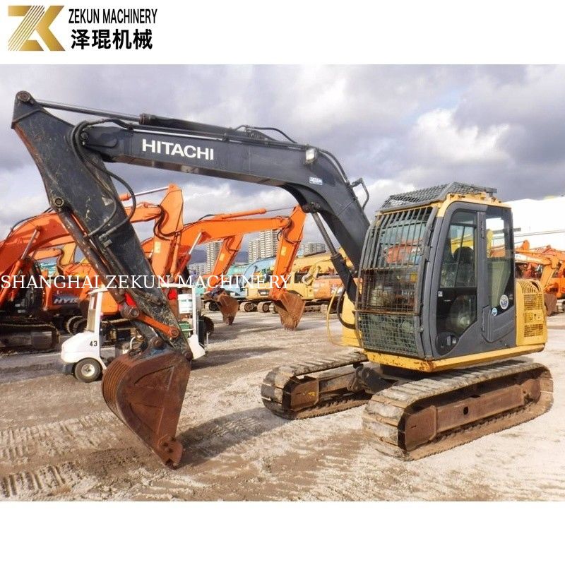 7200 KG Gebraucht Japan Mini 8 Tonnen Hitachi 80 Bagger ZX80 mit Original Hydraulikpumpe