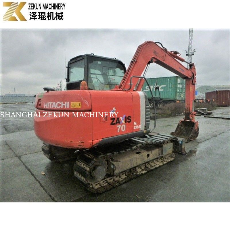Kleiner Eimer, gebraucht 7 Tonnen Hitachi ZX 70 Bagger mit Daumen ZX70-3 0-2000 Arbeitszeiten