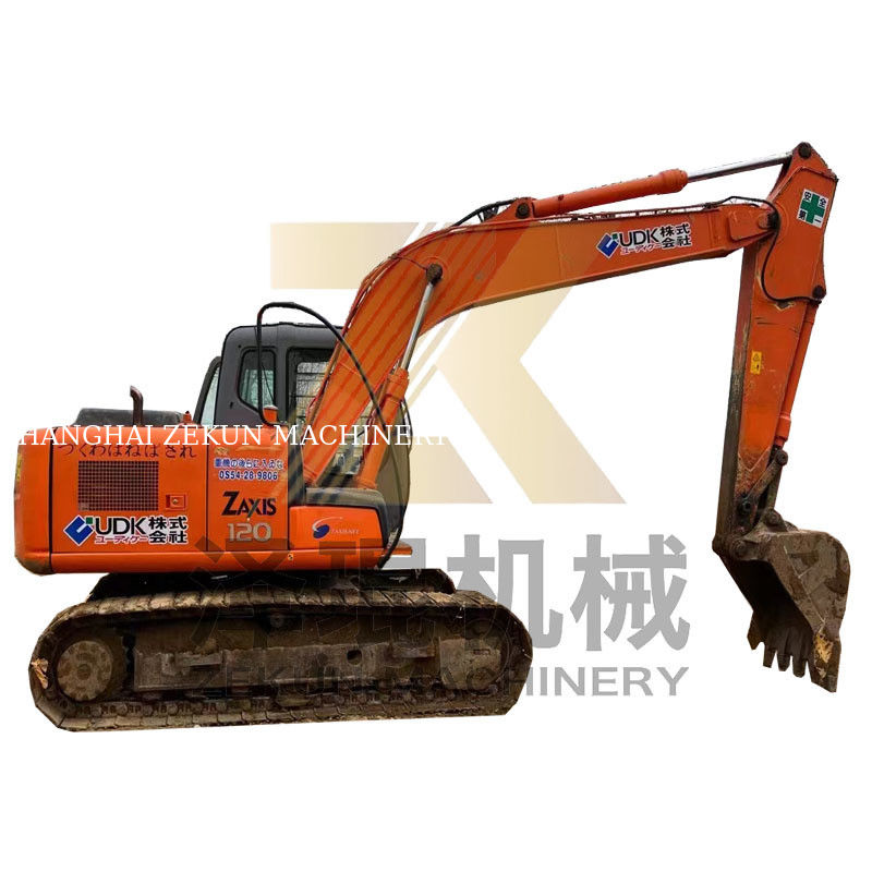4001-6000 Arbeitszeiten Hitachi ZX120-6 Gebraucht-Minibagger mit ISUZU-Motor