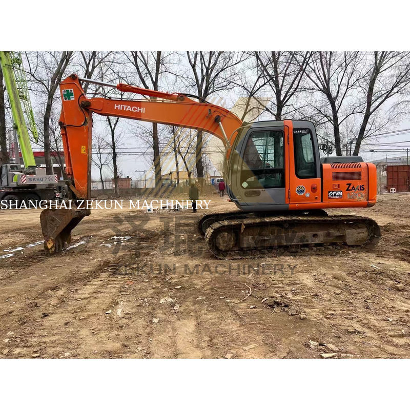 4001-6000 Arbeitszeiten Hitachi ZX120-6 Gebraucht-Minibagger mit ISUZU-Motor