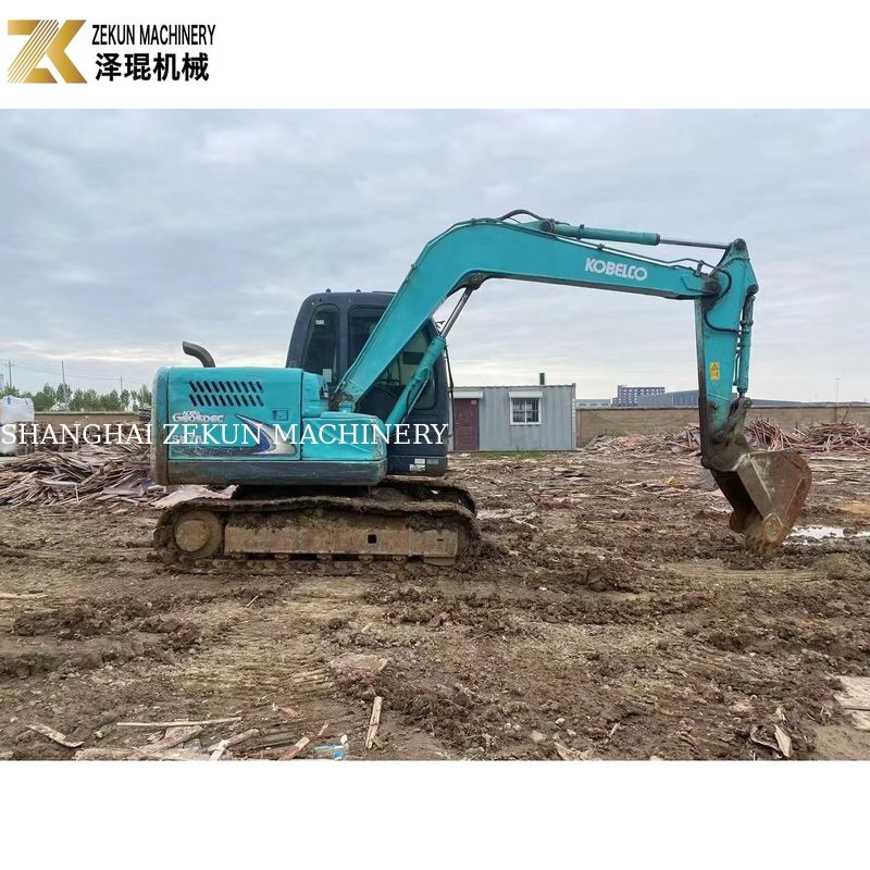 2017 Gebraucht Kobelco SK75-8 7.5 Tonnen japanischer Exkavator Original Design
