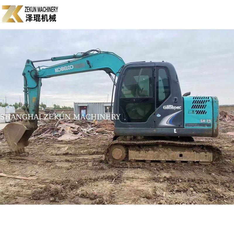 2017 Gebraucht Kobelco SK75-8 7.5 Tonnen japanischer Exkavator Original Design