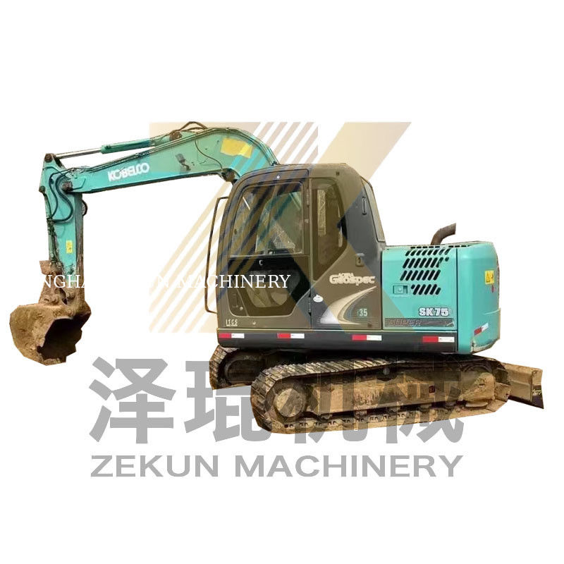 4001-6000 Arbeitsstunden Gebraucht Kobelco SK75-8 SR Bagger für bei Shanghai Auktionen