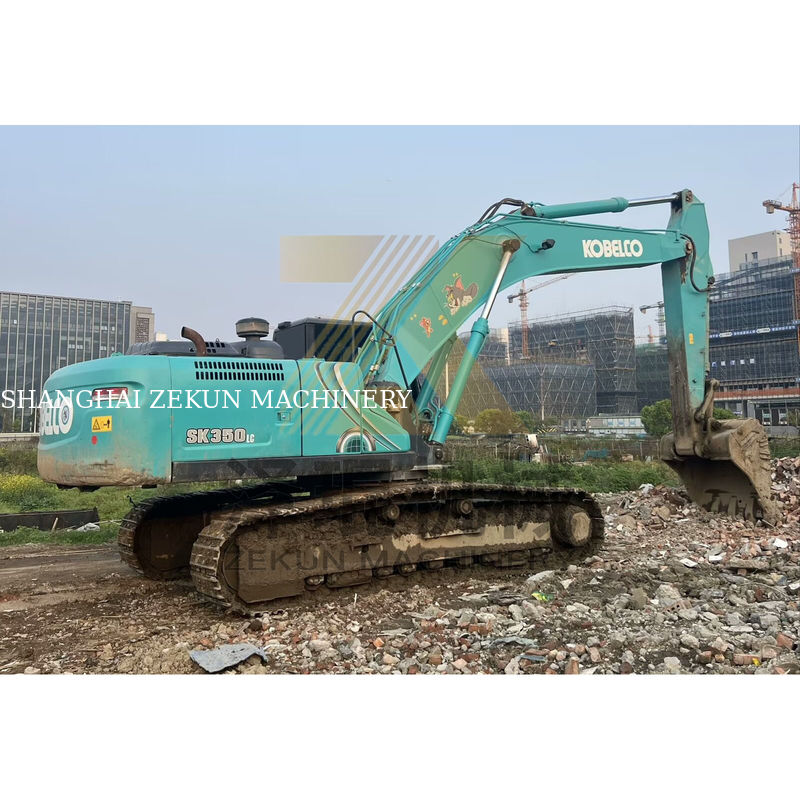 In gutem Zustand Kobelco SK350LC 8 Bagger mit 1,6 m3 Eimer und HINO-Motor