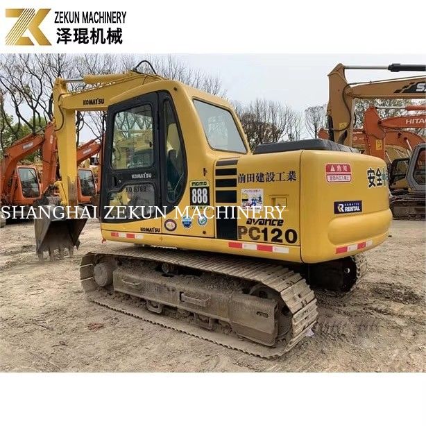 Erschwinglicher 63kw Komatsu PC120-6 Crawler Bagger 120 6 8 für die Landwirtschaft Bagger