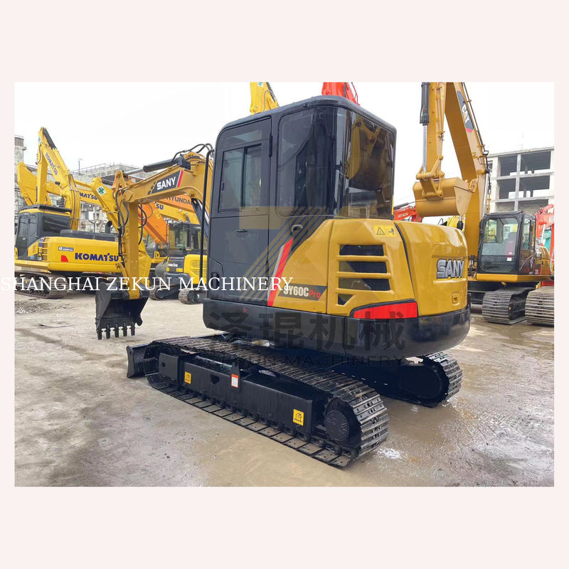 Sany SY60C Pro Crawler Hydraulischer Bagger mit Sany-Motor und 0-2000 Arbeitsstunden