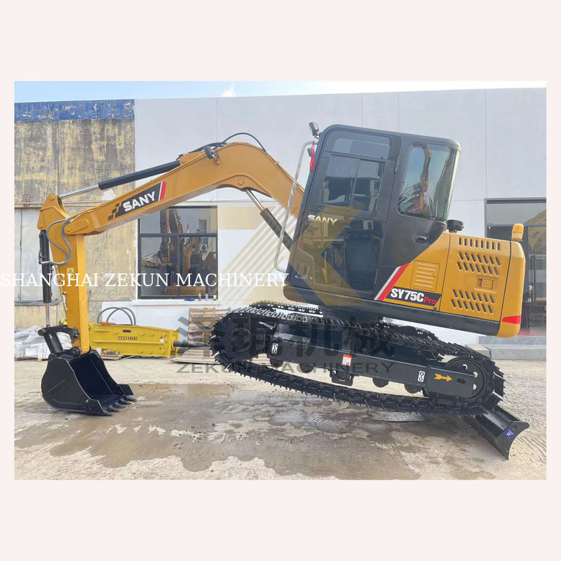 7500 KG Sany SY75C Pro Bagger Die perfekte Kombination aus Leistung und Effizienz