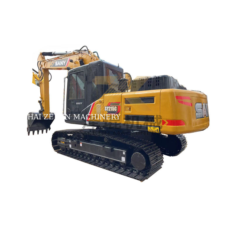 Sany Sy215c Hydraulischer Crawlerbagger 1,1 m3 Eimerkapazität für den Bau
