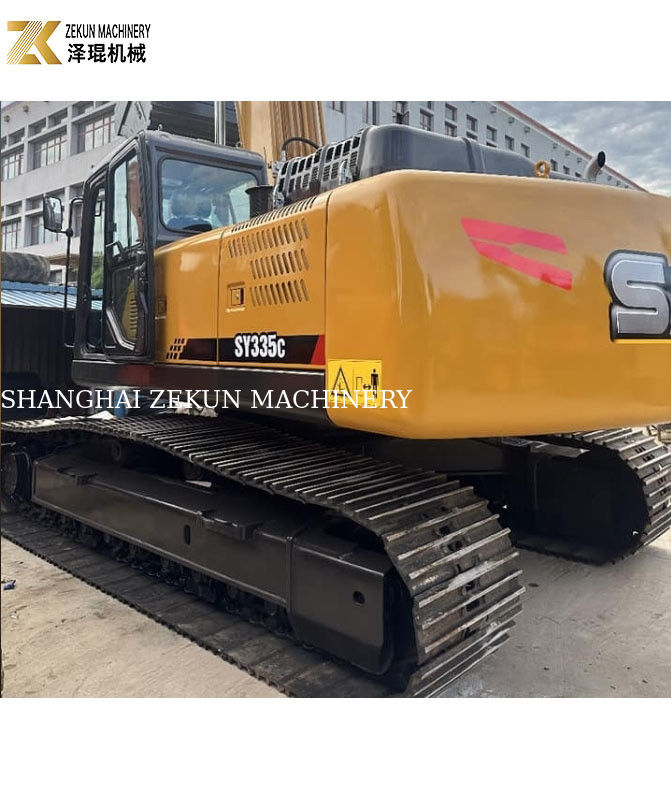 Sany 335 Bagger mit und in gutem Zustand Arbeitszeiten 1690 Eimer Kapazität 1,5 m3