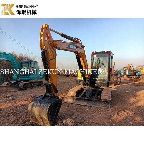 Gebrauchtes 6 Tonnen Sany SY60C PRO Bagger mit Sany-Motor und geringer Arbeitszeit