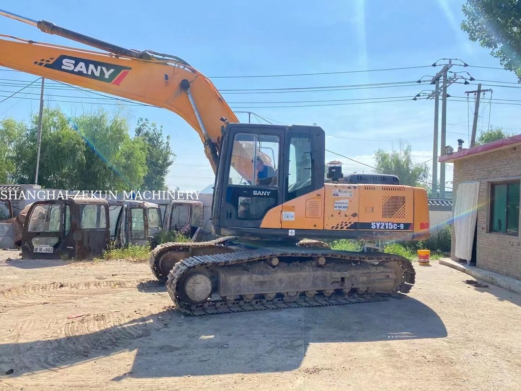 Gebraucht 21 Tonnen Sany SY215C-9 SY215C PRO Crawler Bagger für den Schwerbau