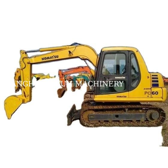 Gebrauchtes Komatsu PC60-7 Bagger Original aus Japan 2 Tonnen Betriebsgewicht Second Hand Mini Digger
