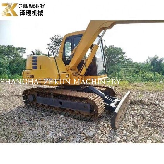 Gebrauchtes Komatsu PC60-7 Bagger Original aus Japan 2 Tonnen Betriebsgewicht Second Hand Mini Digger