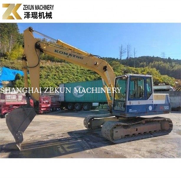 Kleiner hydraulischer Bagger mit 12800 KG Gewicht Komatsu PC 120-5 in gutem Zustand