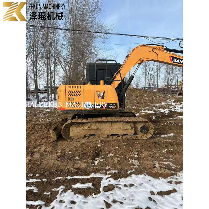 Gebraucht SANY 75C Bagger mit und Arbeitszeiten 2001-4000 Nur 7500 KG Maschinengewicht