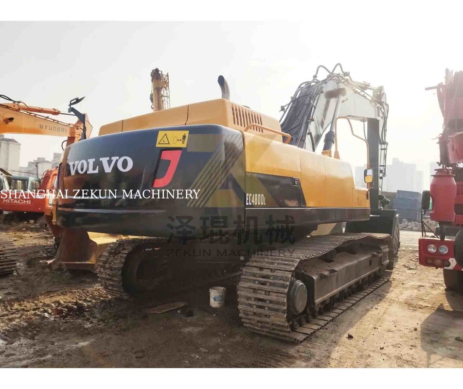 Verwendete VOLVO EC480DL Bagger 270KW Leistung und 1,77 3,8 m3 Eimer Kapazität