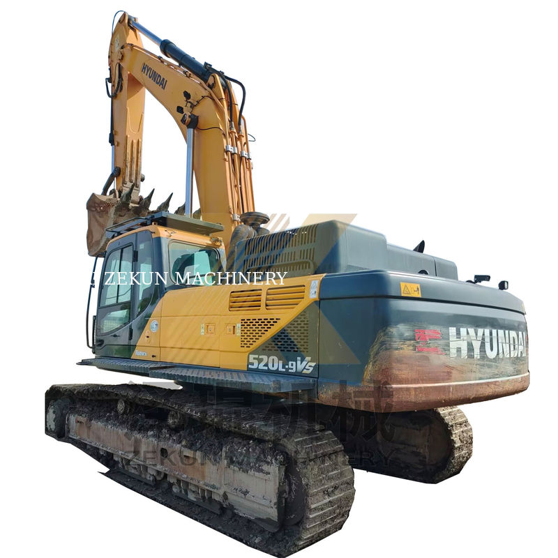 Ausgezeichneter Zustand Hyundai R520 Bagger mit 3M3 Eimer Kapazität und 266KW Leistung auf dem heißen Markt