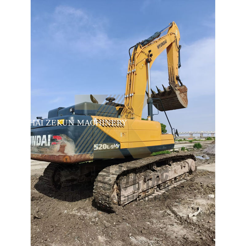 Ausgezeichneter Zustand Hyundai R520 Bagger mit 3M3 Eimer Kapazität und 266KW Leistung auf dem heißen Markt