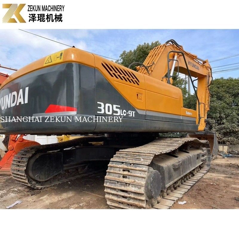 30 Tonnen gebrauchtes Hyundai R305 Bagger für den Straßenbau Graben 2001-4000 Arbeitsstunden