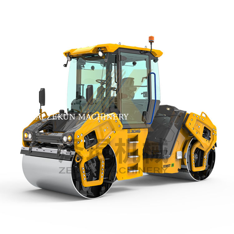 8 Tonnen XCMG XD85T Doppeltrommelrolle EU-Stufe V Straßenbaumaschinen