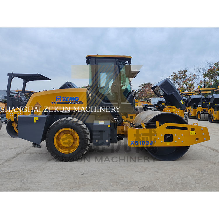 Verwendet XCMG XS103J Roller 10T Einzeltrommel Stufe III Straßenarbeit
