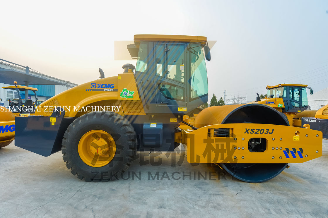 20 Tonnen XCMG XS203J Einzeltrommel-Vibrationswalze China Stufe II