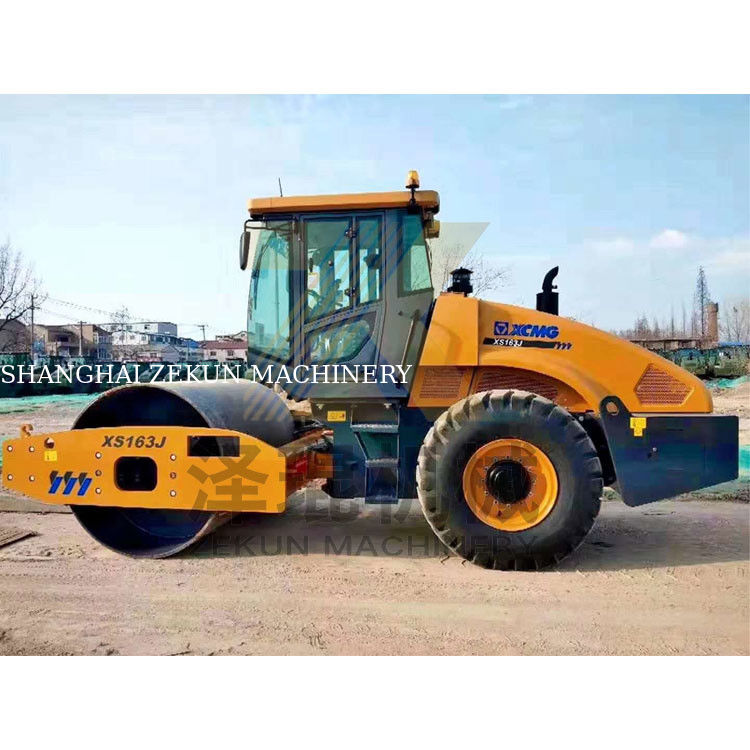 16 Tonnen XCMG XS163J Einzeltrommel-Vibrationswalze China Stufe II