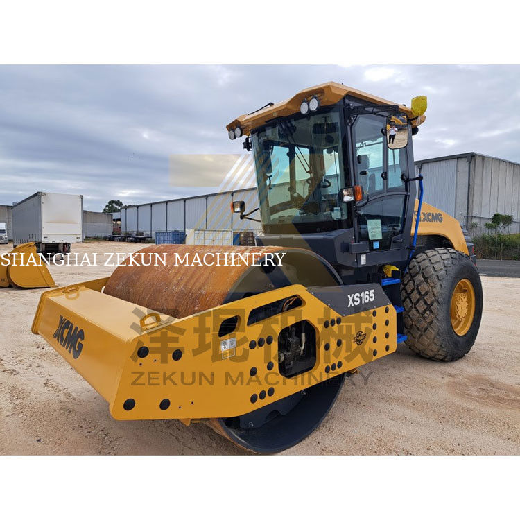 16 Tonnen XCMG XS165 Vollhydraulische Eintrommelwalze EU Stufe V