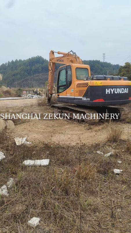 2015 Hyundai R150-9 Bagger mit Hammer und 5.300 Arbeitsstunden Produktivität steigern