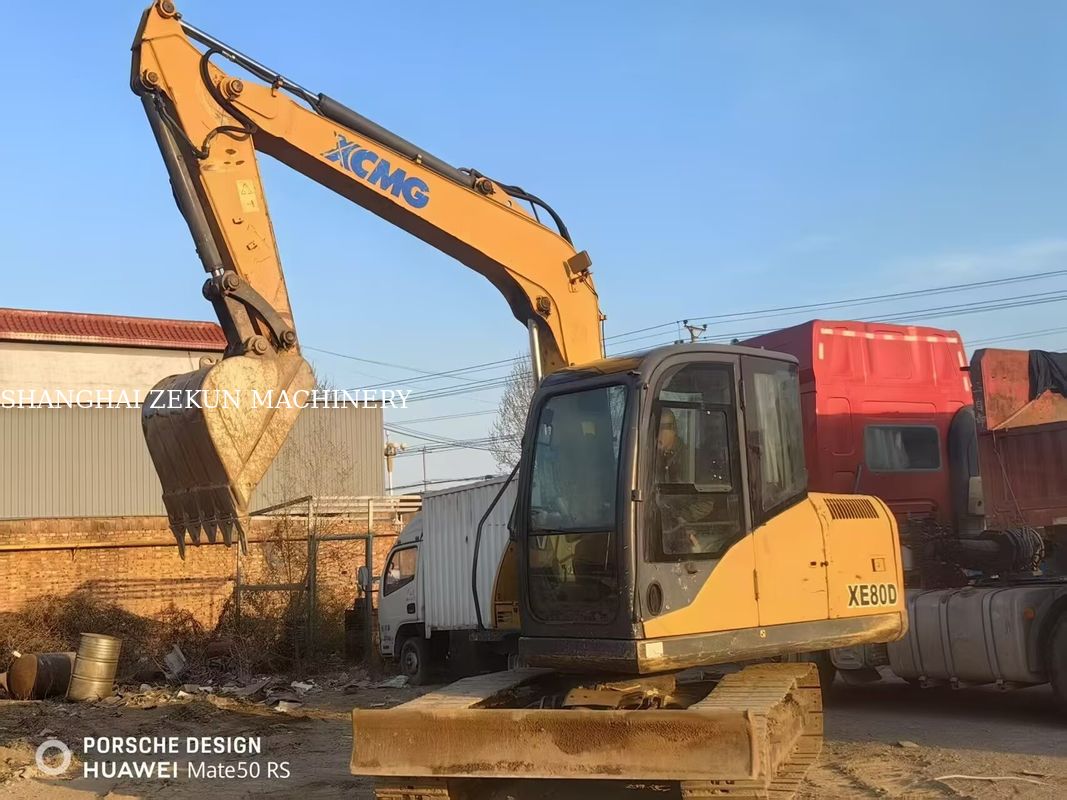 2018 XCMG XE80D 8-Tonnen Crawler Excavator 8 568 Stunden zum Verkauf