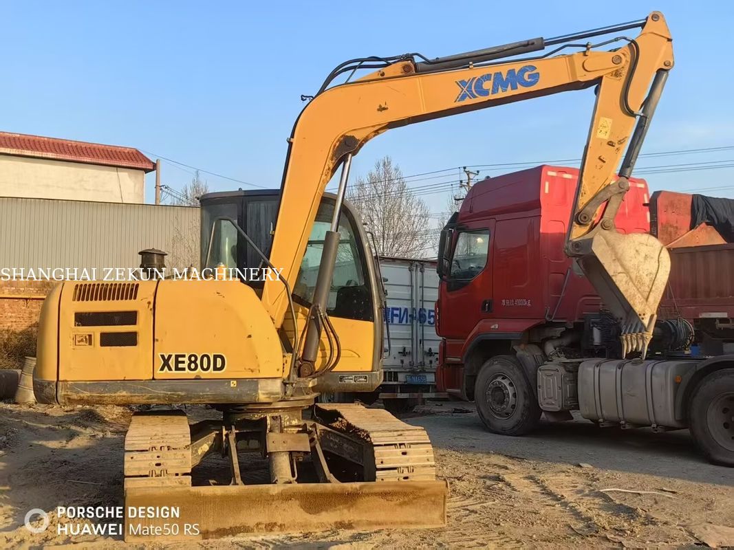 2018 XCMG XE80D 8-Tonnen Crawler Excavator 8 568 Stunden zum Verkauf