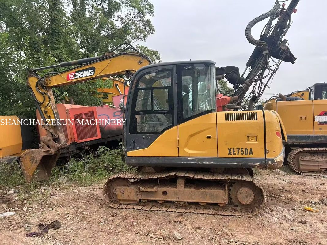 2021 XCMG XE75DA Hydraulischer Crawlerbagger 7.5 Tonnen Klasse mit Brecher und Greifer