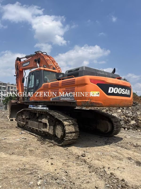 Gebrauchter Doosan DX500LC-9C Bagger 800 U/min Leistung und maximale Grabhöhe 11